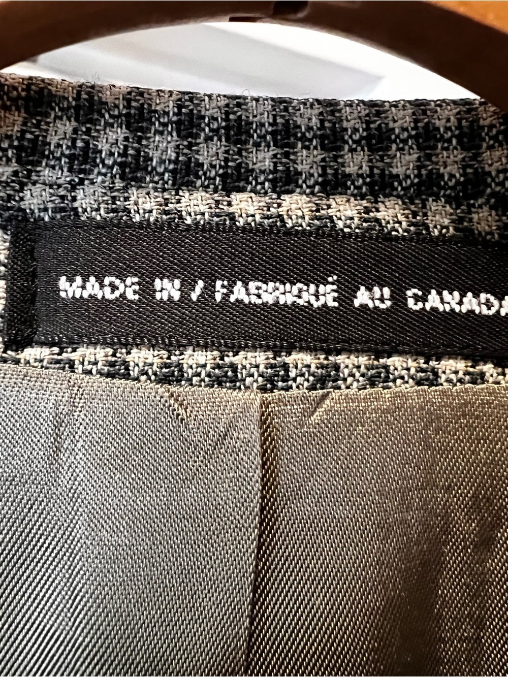 Vintage Oscar de la Renta Wool Blend Blazer 48L Oversized Made in Canada - Picture 7 of 14